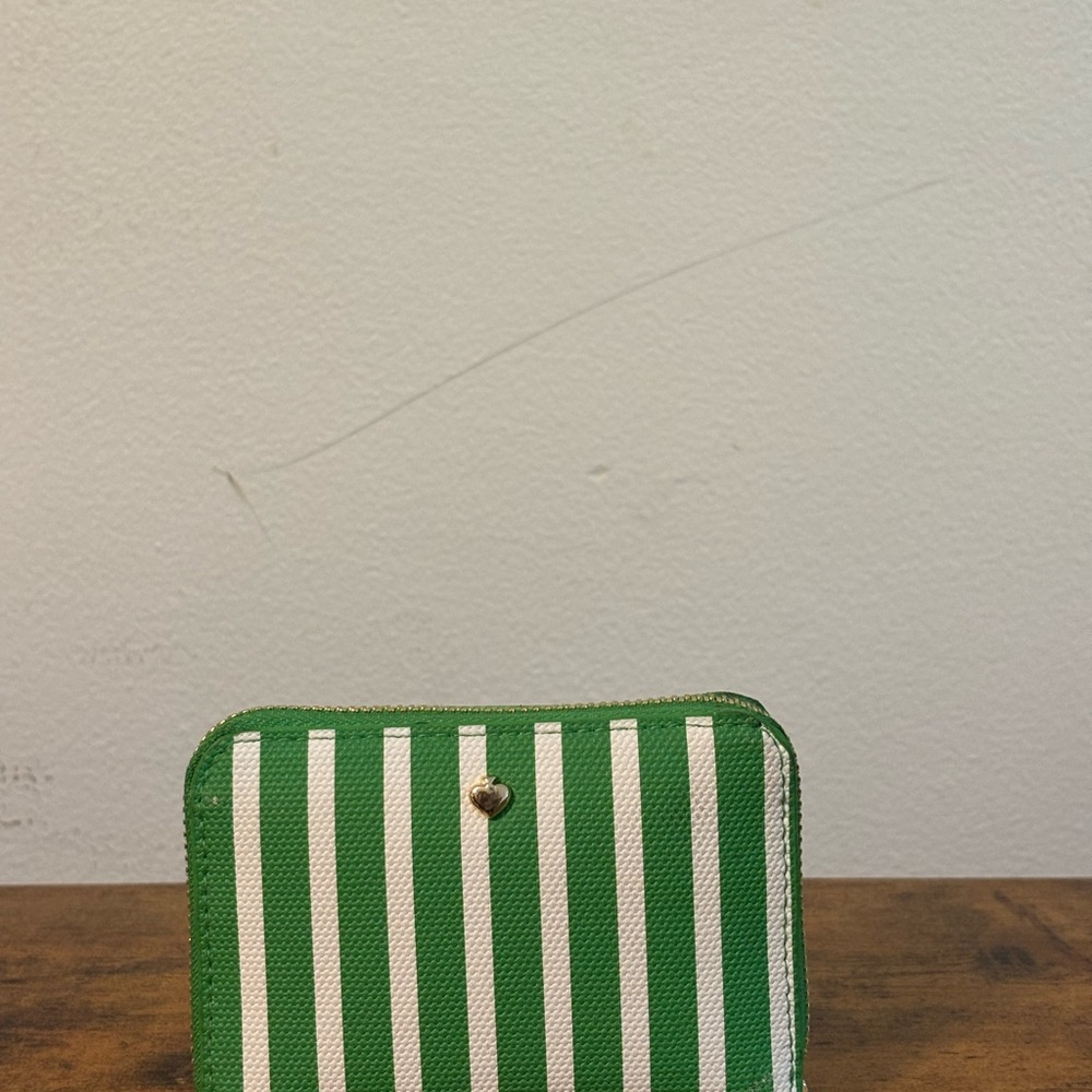 Green Striped Women's Bag